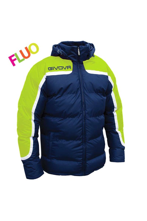 Givova Giubbotto Antartide G010-0419 Μπλε-Λαχανί 