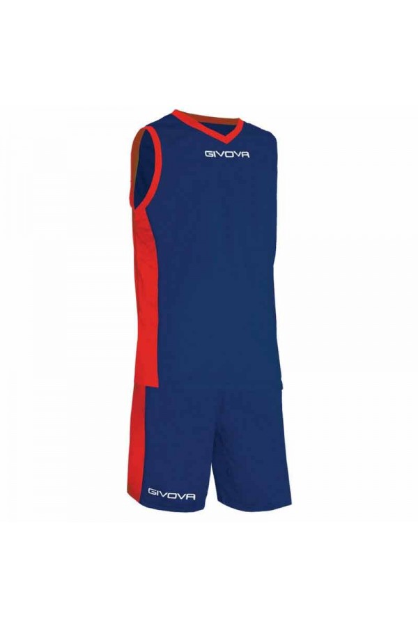Givova εμφανιση μπασκετ Kit PowerB05-0412 μπλέ-κοκκινο 