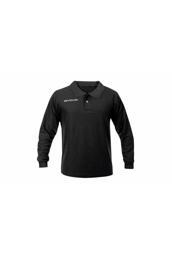 Givova Polo Winter MA004-0010 μαυρο  