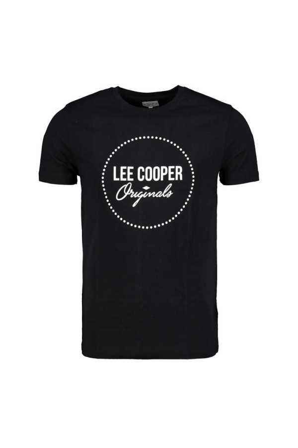 Lee Cooper T-Shirt Μαυρο