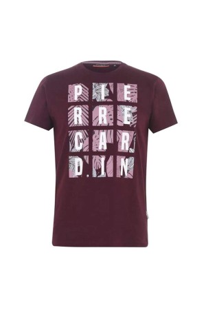 Pierre Cardin T-shirt Μπορντο