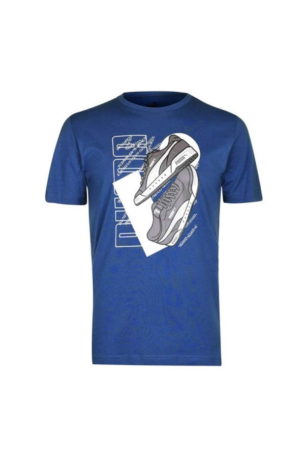 Puma T-Shirt Μπλε σκουρο