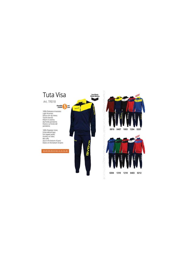 Givova tuta Visa TR018