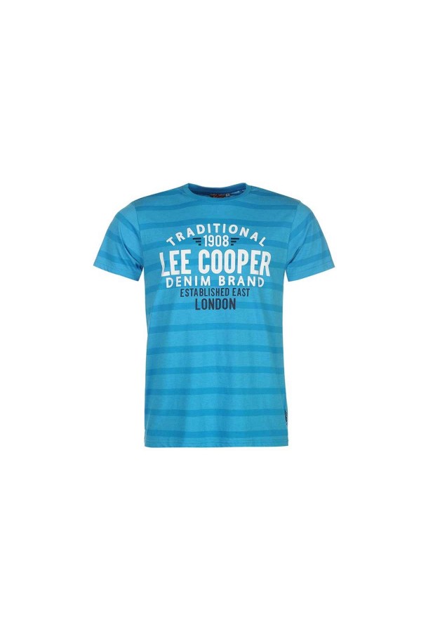 Lee Cooper T-Shirt-γαλαζιο-ρουα