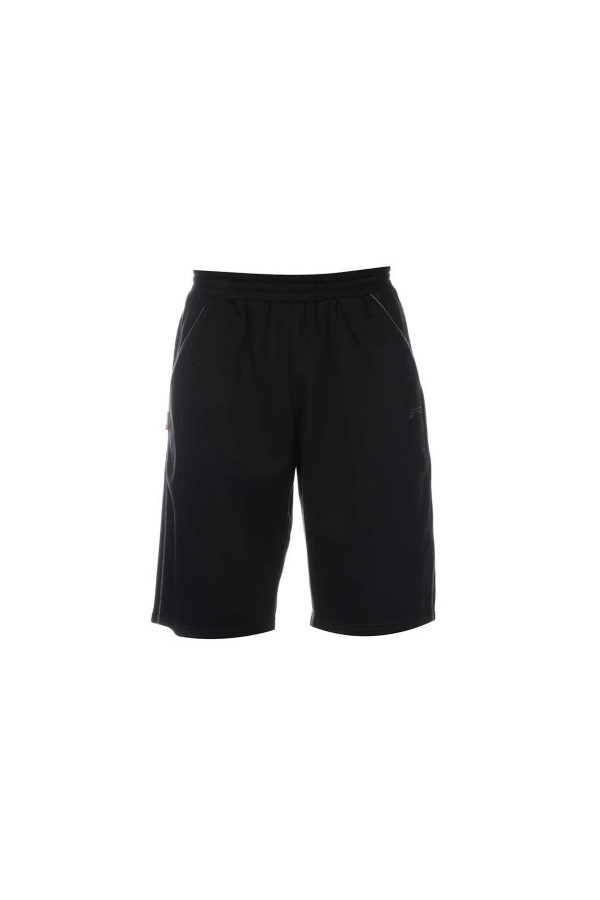 Slazenger-Fleece-βερμουδα ανδρικη μαυρο