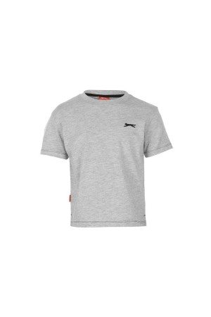 Slazenger T-shirt-παιδικο-5-6 χρονων-γκρι