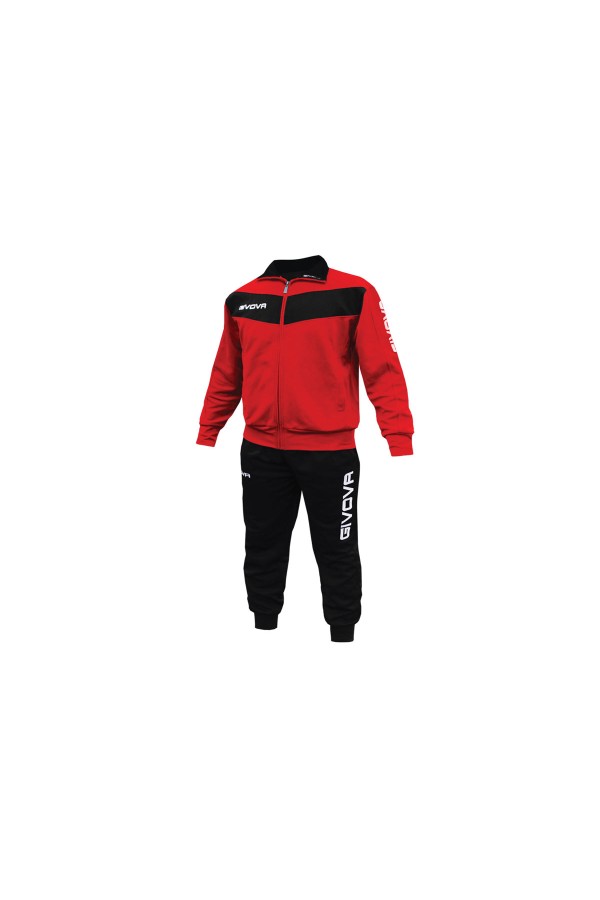 Givova tuta Visa TR018-1210-Κοκκινο-μαυρο